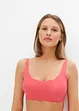 Reggiseno t-shirt imbottito laser cut senza ferretto Feel Comfort, bonprix