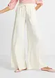 Pantaloni larghi in viscosa lucida leggera, bonprix