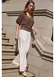 Pantaloni larghi in viscosa lucida leggera, bonprix