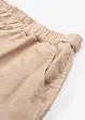 Pantaloni cropped in misto lino leggero, bonprix