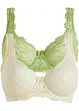 Reggiseno minimizer con ferretto (pacco da 2), bonprix