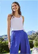 Pantaloni a palazzo in misto lino e viscosa leggero, bonprix