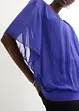 Blusa in chiffon con canotta, bonprix