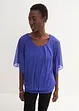 Blusa in chiffon con canotta, bonprix