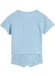 T-shirt e pantaloni corti in mussola (set 2 pezzi), bpc bonprix collection