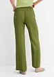 Pantaloni a palazzo con cinta elastica in misto viscosa, bonprix