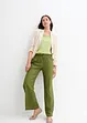Pantaloni a palazzo con cinta elastica in misto viscosa, bonprix