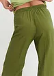 Pantaloni a palazzo con cinta elastica in misto viscosa, bonprix