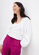 Pantaloni a palazzo con cinta elastica in misto viscosa, bonprix