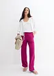 Pantaloni a palazzo con cinta elastica in misto viscosa, bonprix