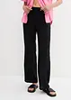 Pantaloni a palazzo con cinta elastica in misto viscosa, bonprix