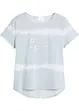 Maglia con fondo asimmetrico in puro cotone biologico, bonprix