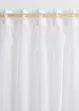 Tenda trasparente jacquard con righe verticali (pacco da 1), bonprix