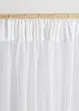 Tenda trasparente jacquard con righe verticali (pacco da 1), bonprix