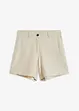 Shorts in misto lino dal taglio diritto, bpc bonprix collection