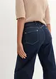 Jeans wide leg con cinta comoda, vita media, bonprix