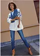 Jeans skinny elasticizzati, vita alta, bonprix