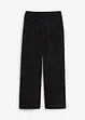 Pantaloni in punto di Roma con fascia comoda in vita, bonprix