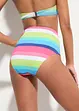 Slip a vita alta per bikini in poliammide riciclata, bpc bonprix collection
