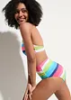 Slip a vita alta per bikini in poliammide riciclata, bpc bonprix collection