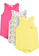 Top in jersey (pacco da 3) in cotone biologico, bonprix