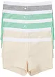 Boxer aderenti da donna con cotone biologico (pacco da 5), bonprix