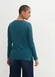 Maglia con bottoncini in puro cotone biologico, bonprix