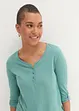 Maglia con bottoncini in puro cotone biologico, bonprix