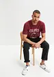 T-shirt con stampa sportiva (pacco da 2), bonprix