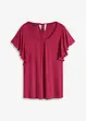 Maglia con maniche a volant, bonprix
