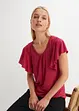 Maglia con maniche a volant, bonprix