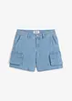 Shorts di jeans cargo, a vita media, John Baner JEANSWEAR