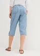 Jeans capri wide leg, a vita media, John Baner JEANSWEAR