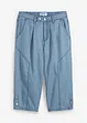 Jeans capri wide leg, a vita media, John Baner JEANSWEAR