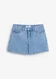 Shorts di jeans a righe, a vita media, John Baner JEANSWEAR