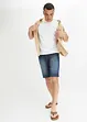 Bermuda in jeans elasticizzati, regular fit, John Baner JEANSWEAR