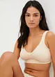 Reggiseno t-shirt minimizer senza ferretto con cotone biologico (pacco da 2), bonprix