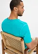 T-shirt in cotone biologico con stringatura, bonprix