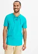 T-shirt in cotone biologico con stringatura, bonprix