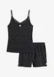Pigiama estivo con pizzo grazioso, bonprix