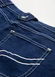 Jeans capri, a vita media, bonprix