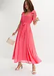 Abito in chiffon con fiocchi, bonprix