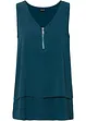 Top in viscosa con cerniera, bonprix