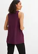Top in viscosa con cerniera, bonprix