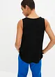 Top in viscosa con cerniera, bonprix