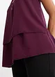 Top in viscosa con cerniera, bonprix