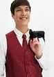 Completo da matrimonio (5 pezzi) giacca, pantaloni, gilet, cravatta, fazzolettino, slim fit, bonprix