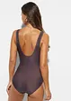 Costume intero incrociato con effetto modellante medio, bonprix