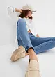 Jeans skinny cropped, vita media, bonprix