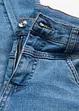 Jeans skinny cropped, vita media, bonprix